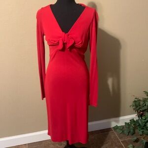 Moda International Red Dress. Perfect for the Holidays!